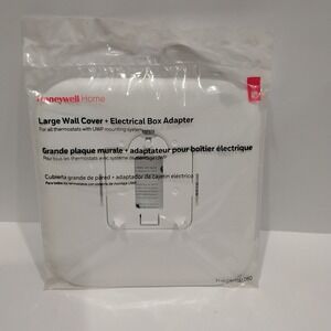 Honeywell Home THP2400A1080 Large Wall Cover Electrical Box Adapter White NEW